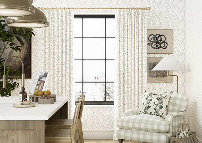 Rebecca, Raffs Blue - Made to Measure Curtains - Image 3